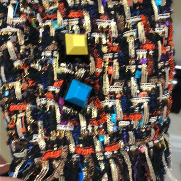 Stunning metallic woven cropped blazer - Picture 2 of 6